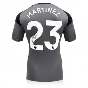 Emi Martinez Signed Aston Villa 2025-26 Goalkeeper Football Shirt