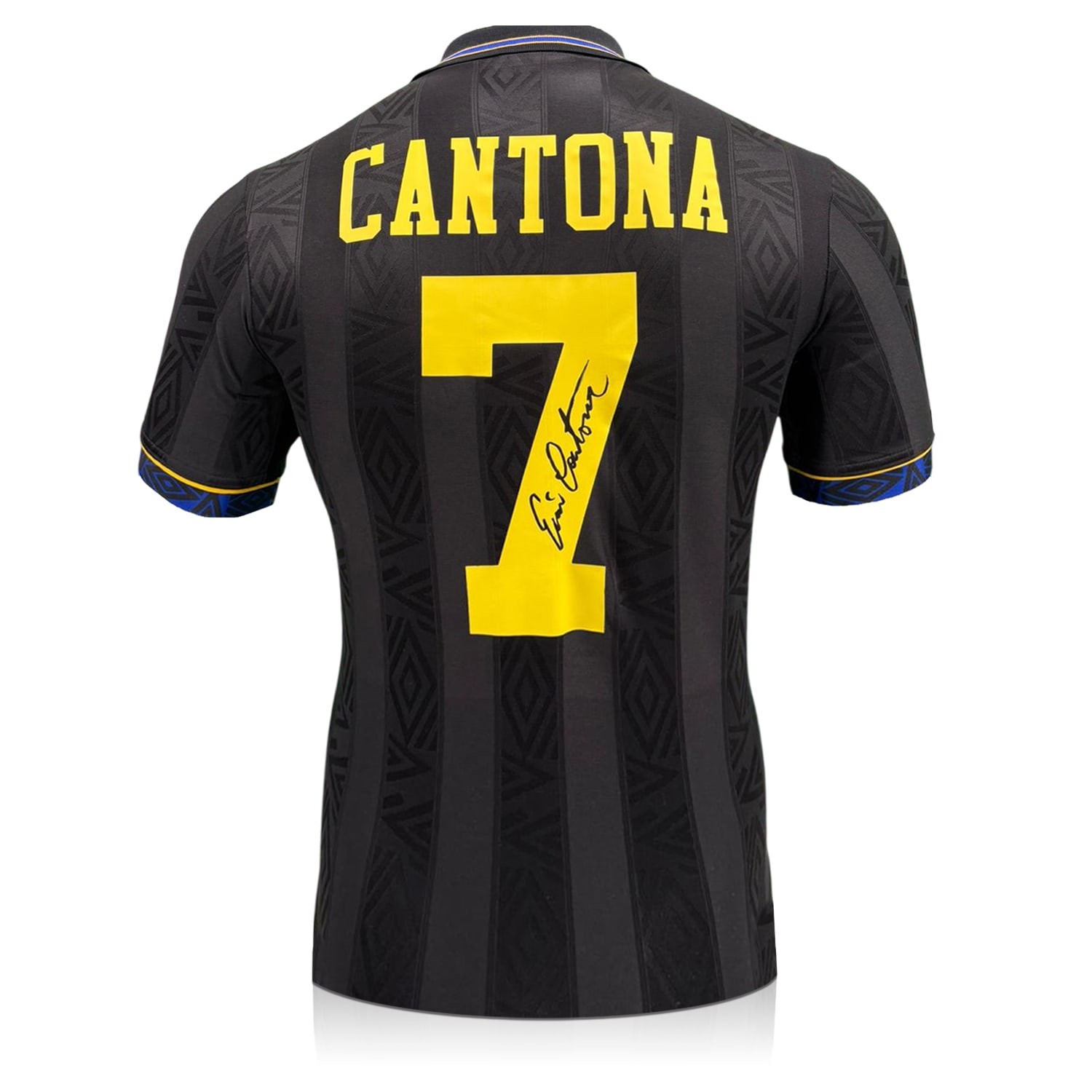 Eric Cantona Signed Original Manchester United 1994-96 Away Football Shirt