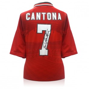 Eric Cantona Signed Original Manchester United 1996 Home Football Shirt