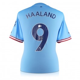 Erling Haaland Signed Manchester City 2022-23 Football Shirt