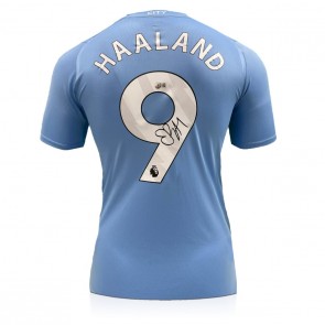 Erling Haaland Signed Manchester City 2023-24 Football Shirt