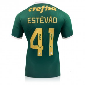 Estêvão Willian Signed Palmeiras 2024-25 Football Shirt