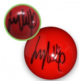 Jimmy White Signed Red Snooker Ball. Damaged A
