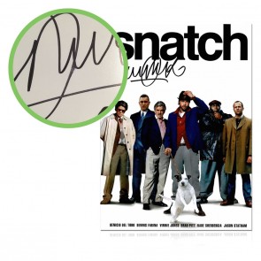 Vinnie Jones Signed Snatch Poster. Damaged A