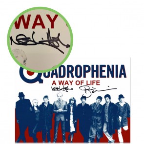 Phil Daniels & Leslie Ash Signed Quadrophenia Poster: A Way Of Life. Damaged A