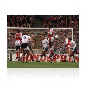 Paul Gascoigne Signed Photo: Arsenal Free-Kick
