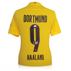 Erling Haaland Signed Borussia Dortmund 2020-21 Football Shirt 