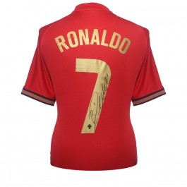Cristiano Ronaldo Signed Portugal 2020-21 Football Shirt