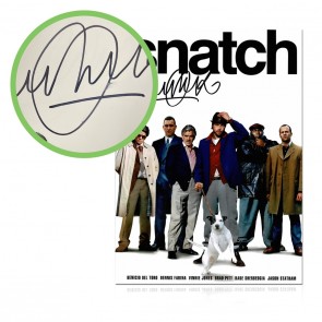 Vinnie Jones Signed Snatch Film Poster. Damaged A