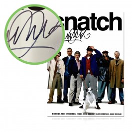 Vinnie Jones Signed Snatch Film Poster. Damaged B