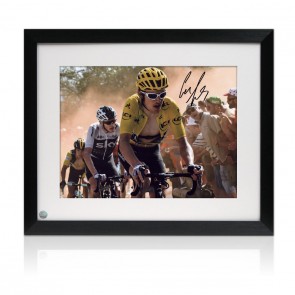 Geraint Thomas Signed 2018 Tour de France Photo: Dutch Corner. Framed