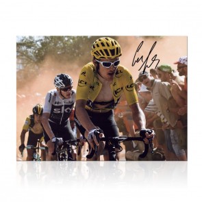 Geraint Thomas Signed 2018 Tour de France Photo: Dutch Corner