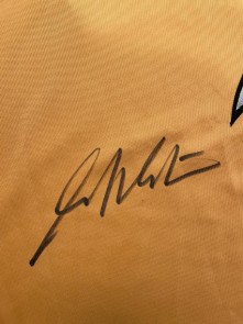 William Shatner Signed Star Trek Jersey. Damaged B