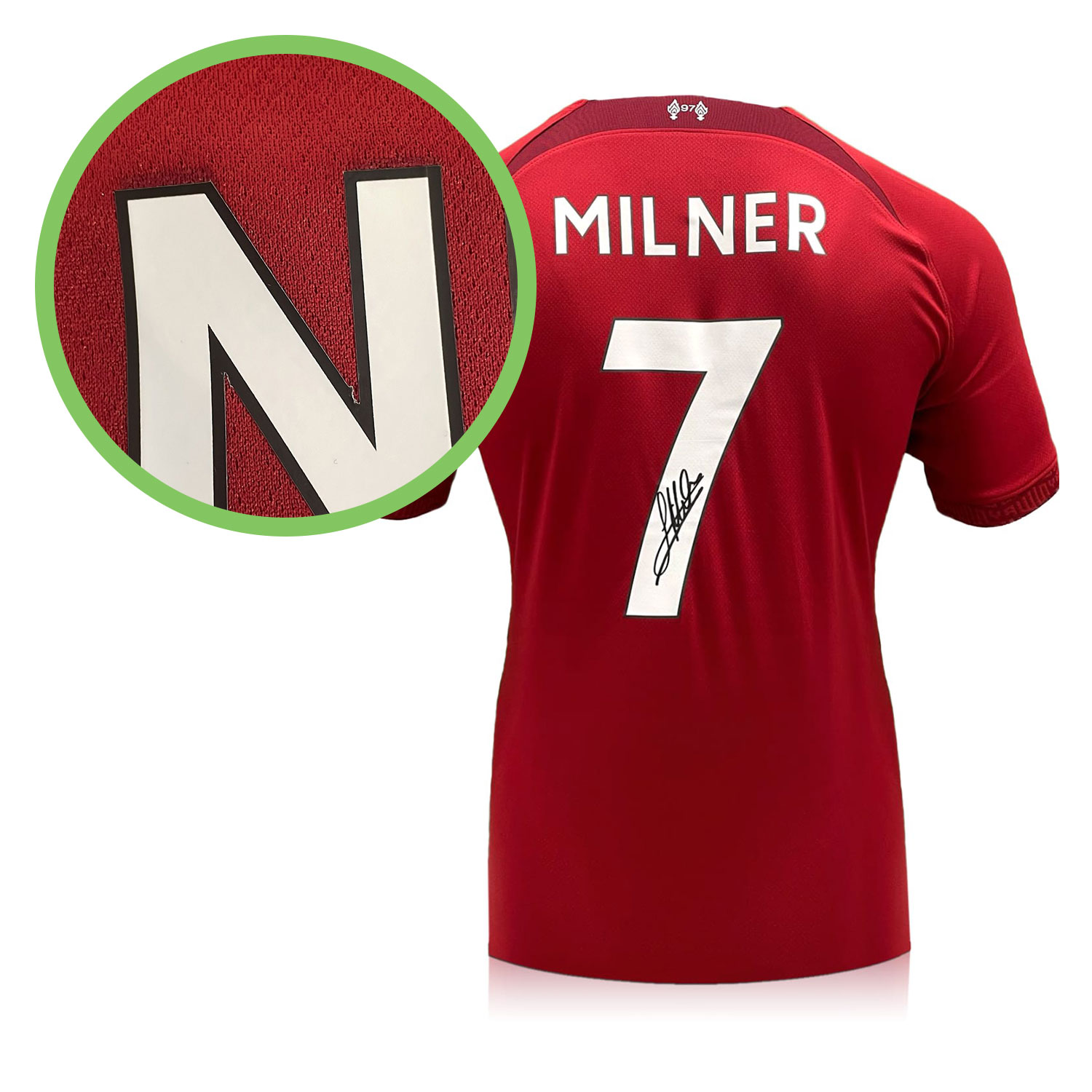 James Milner Signed Liverpool 2022-23 Football Shirt. Damaged A