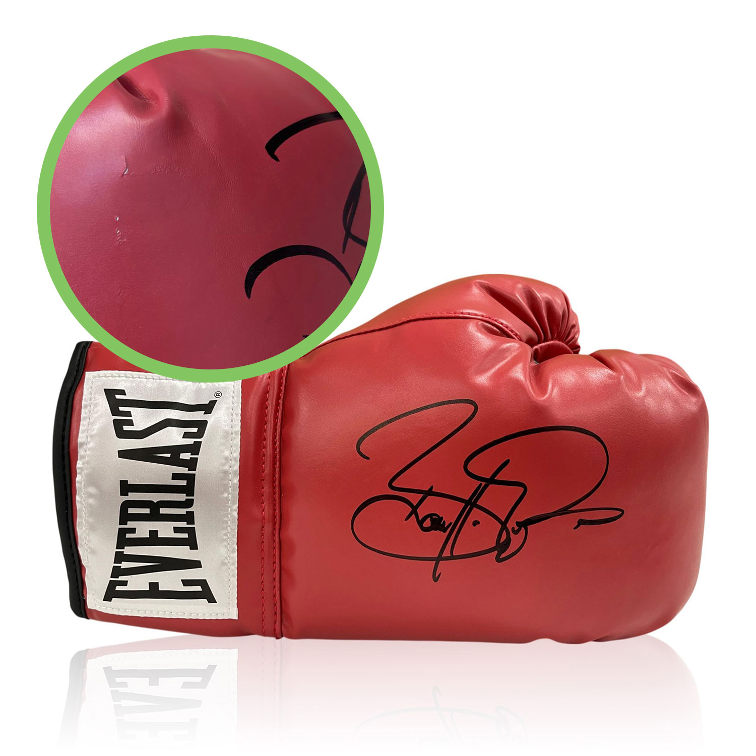 Barry McGuigan Signed Everlast Boxing Glove. Damaged A