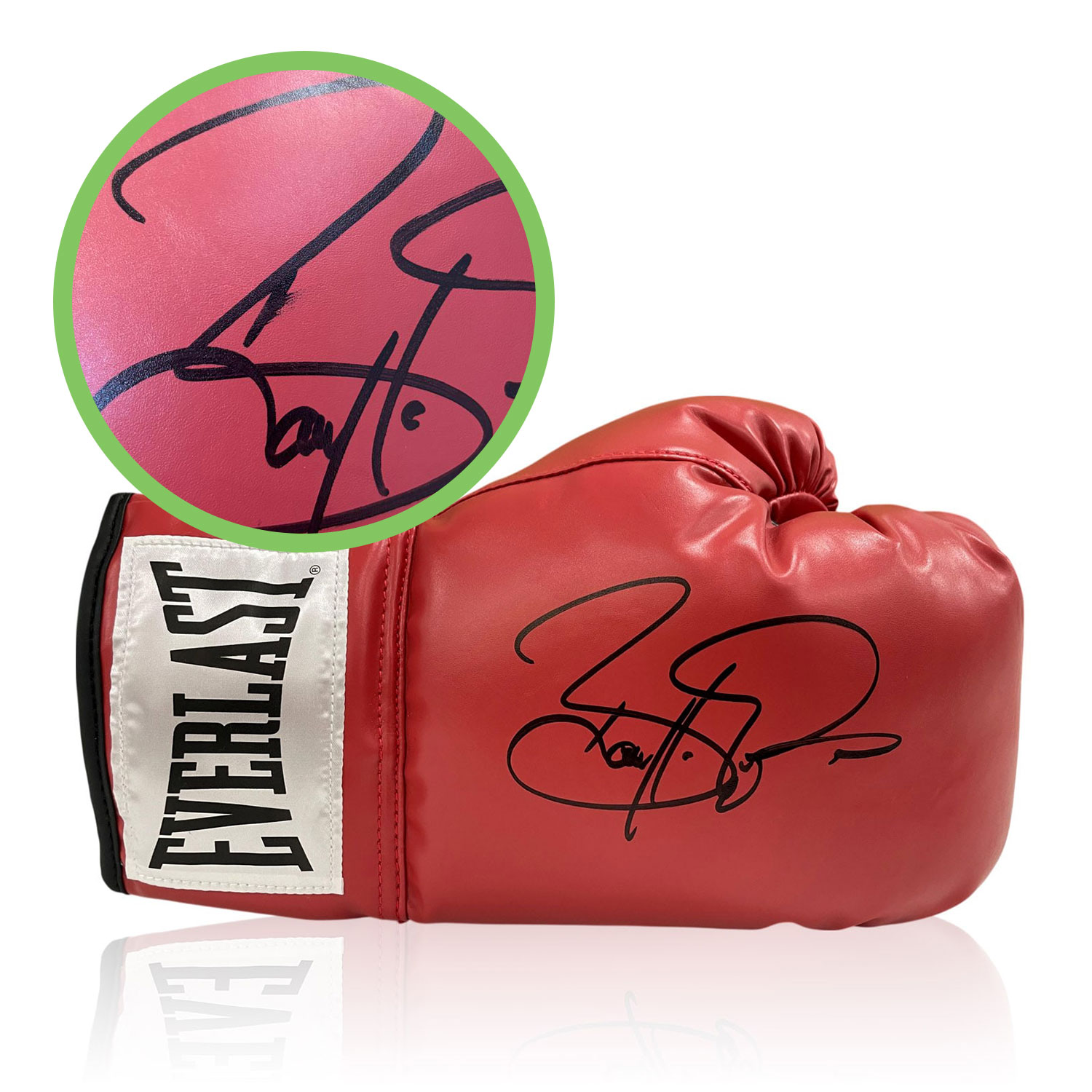 Barry McGuigan Signed Everlast Boxing Glove. Damaged B
