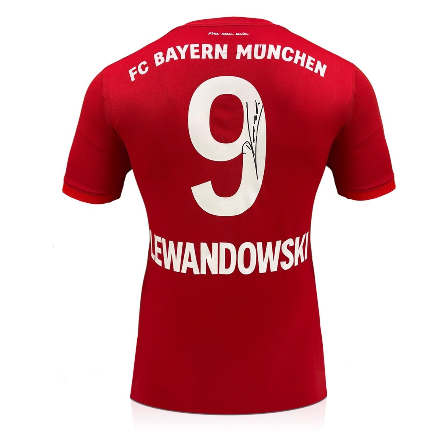 Robert Lewandowski Signed Bayern Munich 2019-20 Home Football Shirt