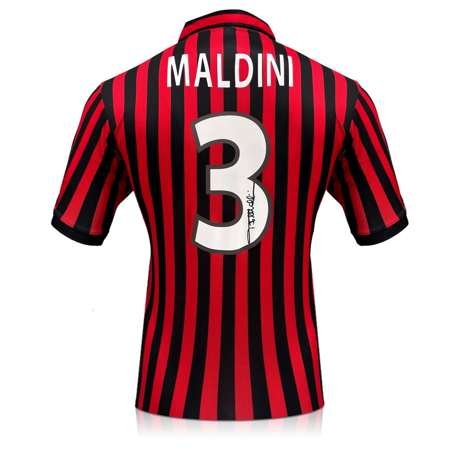 Paolo Maldini Signed AC Milan Centenary 2000 Home Football Shirt