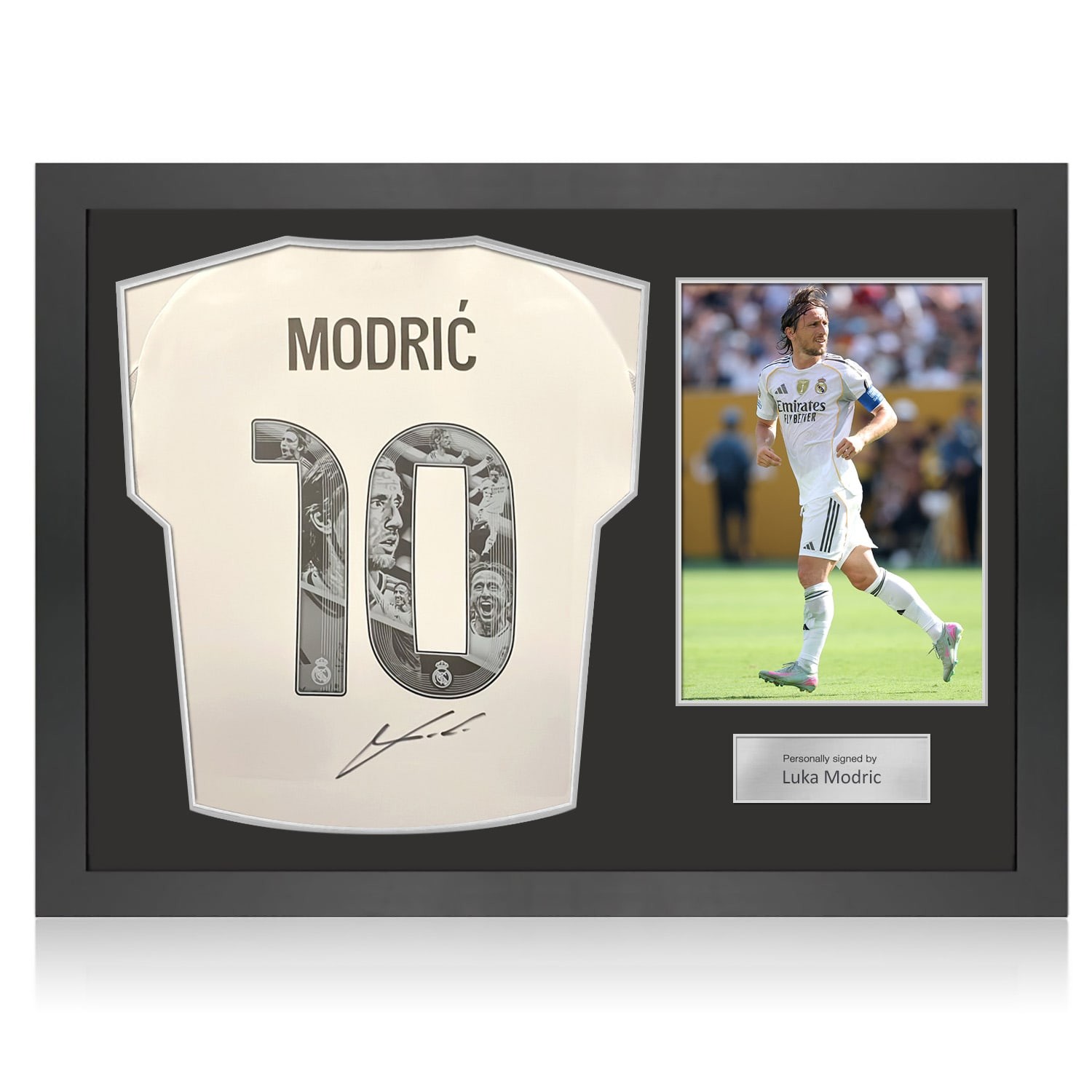 Luka Modric Signed Real Madrid 2025-26 Football Shirt. Icon Frame