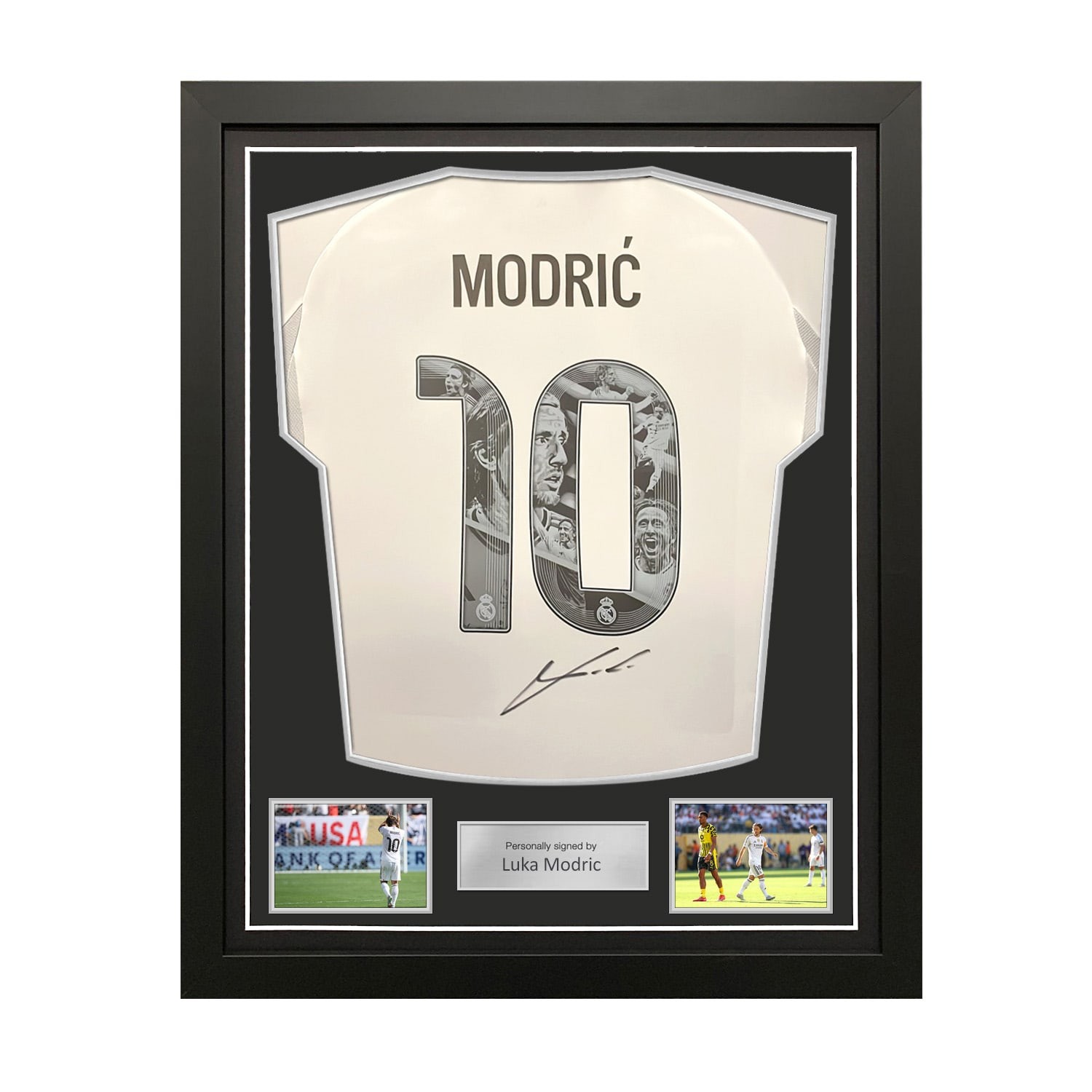Luka Modric Signed Real Madrid 2025-26 Football Shirt. Standard Frame