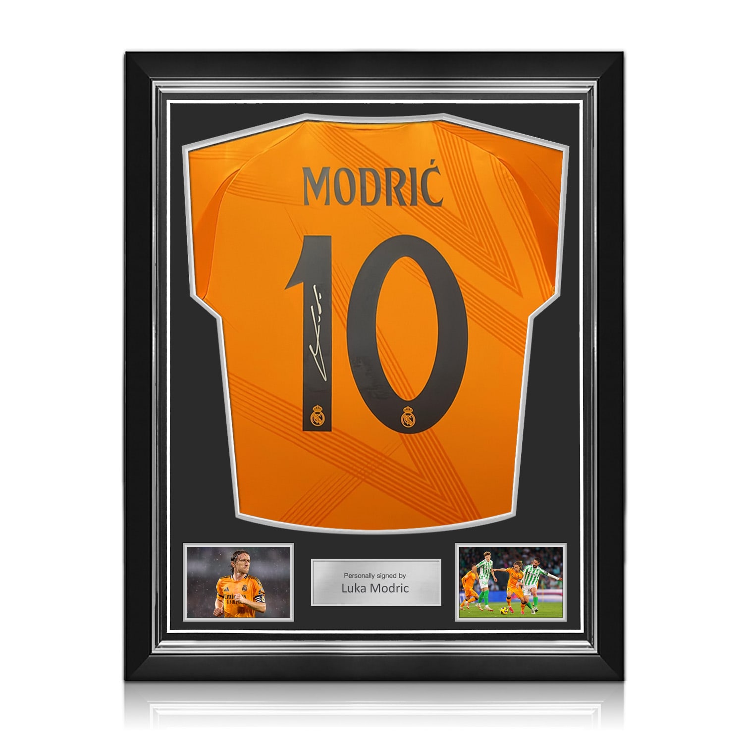 Luka Modric Signed Real Madrid 24-25 Away Football Shirt. Superior Frame