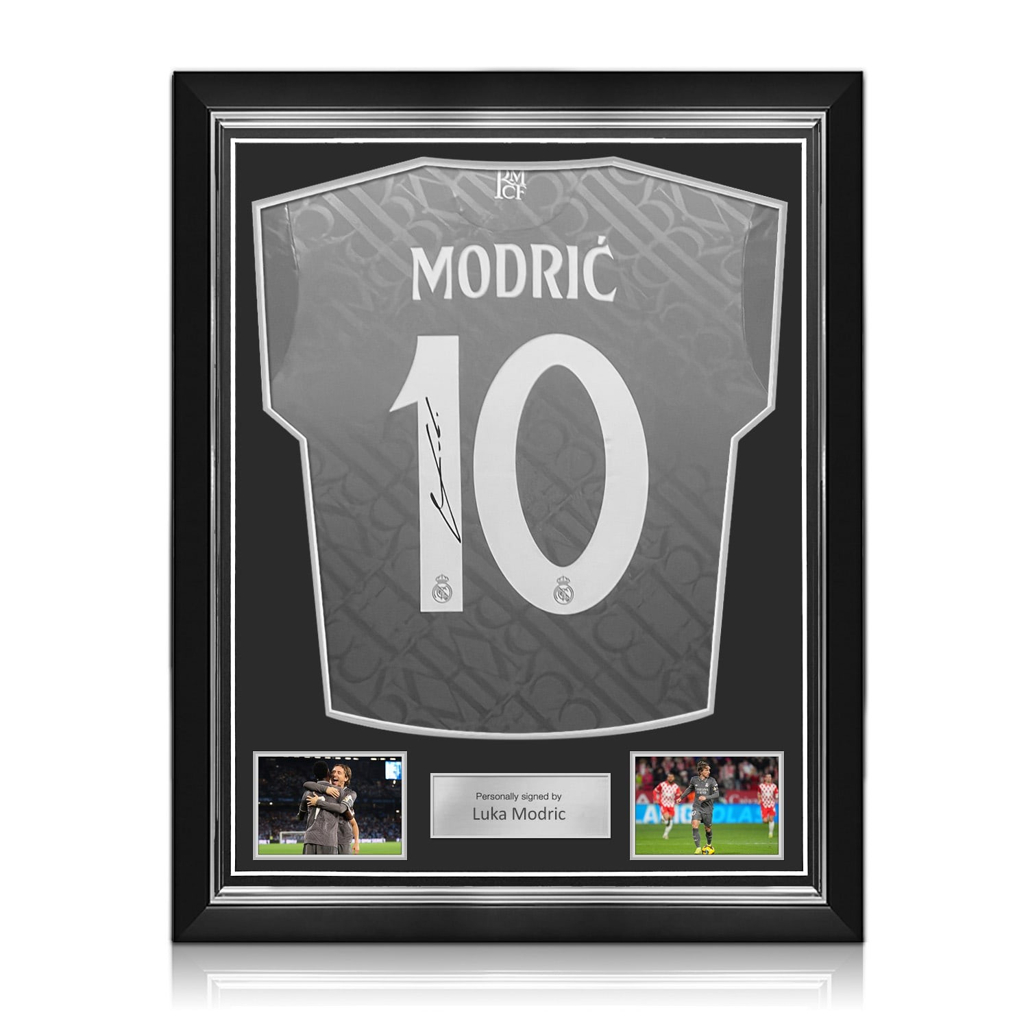 Luka Modric Signed Real Madrid 24-25 Third Football Shirt. Superior Frame