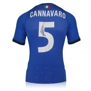 Fabio Cannavaro Signed Italy 2018 Football Shirt