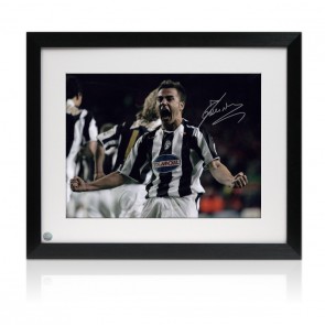 Fabio Cannavaro Signed Juventus Football Photo. Framed