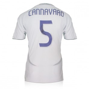 Fabio Cannavaro Signed 2006-07 Real Madrid Football Shirt