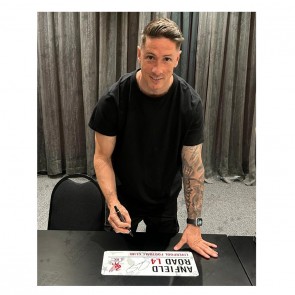 Fernando Torres Signed Liverpool Street Sign