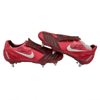 Fernando Torres Signed 2008 Total 90 Laser Football Boots: Red