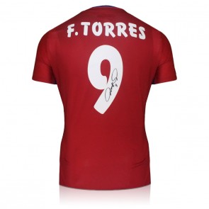 Fernando Torres Signed Atletico Madrid 2015-16 Football Shirt