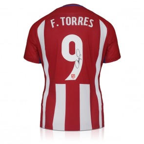 Fernando Torres Signed Atletico Madrid 2016-17 Football Shirt Player Issue