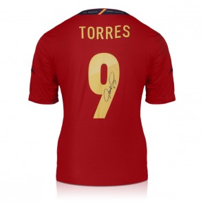 Fernando Torres Signed Spain 2011-12 Football Shirt