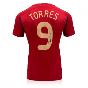 Fernando Torres Signed Spain 2022-23 Football Shirt