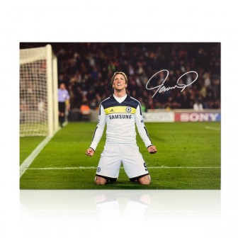 Fernando Torres Signed Chelsea Football Photo: 2012 Semi-Final