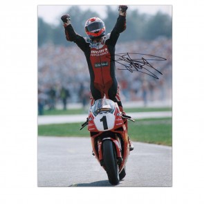 Signed Carl Fogarty Photo