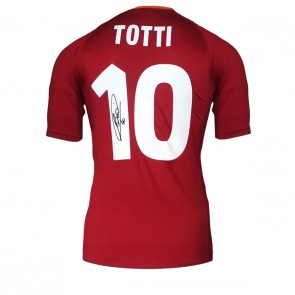 Francesco Totti Signed AS Roma 2000-01 Scudetto Football Shirt