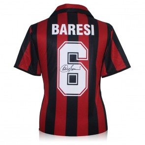 Franco Baresi Signed AC Milan 1988 Football Shirt