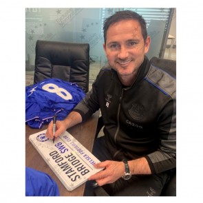Frank Lampard Signed Chelsea Street Sign. Framed