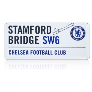 Frank Lampard Signed Chelsea Street Sign