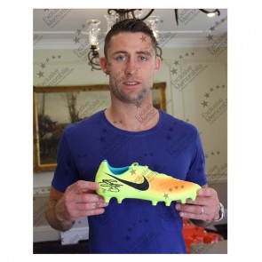 Gary Cahill Signed Football Boot: Yellow