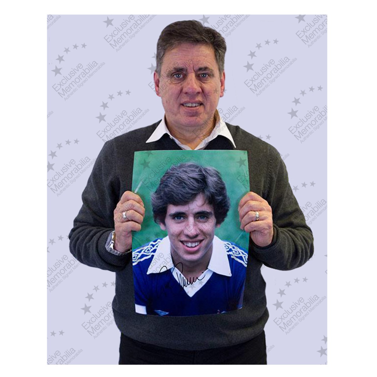 Gary Chivers Signed Chelsea FC Photo. Deluxe Frame