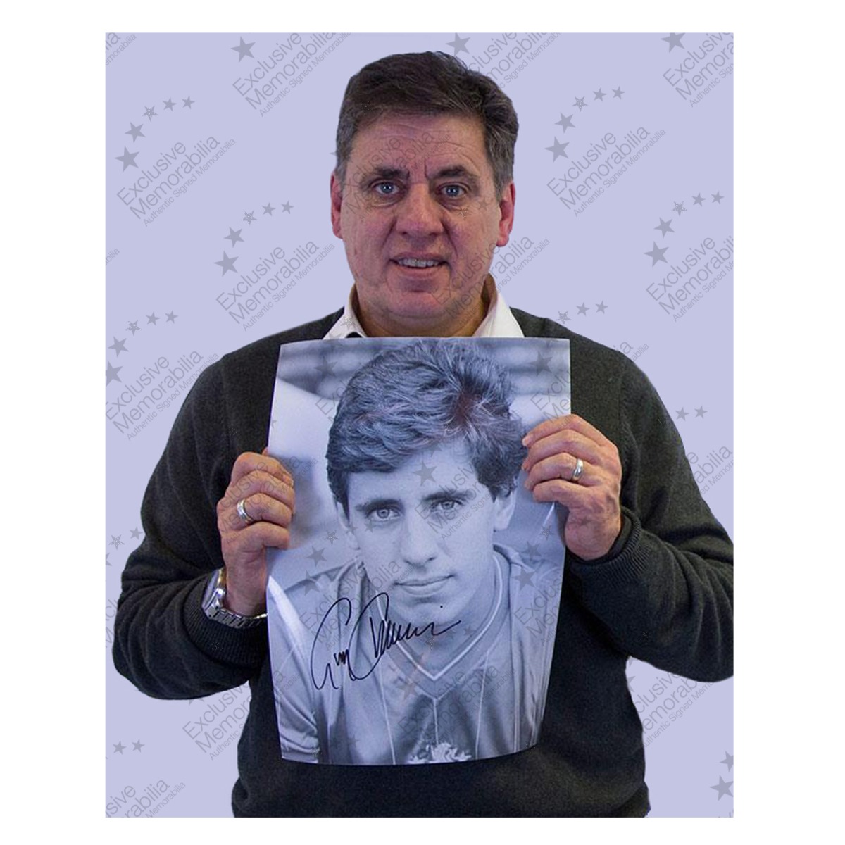 Gary Chivers Signed Chelsea Photo