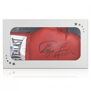 George Foreman Signed Boxing Glove. In Gift Box