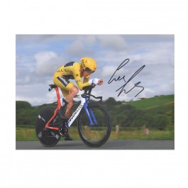 Geraint Thomas Signed Tour De France Cycling Photo: Time Trial 