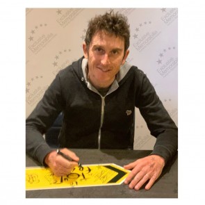 Geraint Thomas Signed Tour De France Sign. Framed