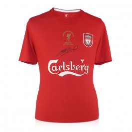 Steven Gerrard Signed Liverpool 2005 Shirt 