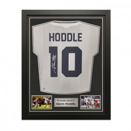 Glenn Hoddle Signed Tottenham Hotspur 1983 Football Shirt: 10. Standard Frame