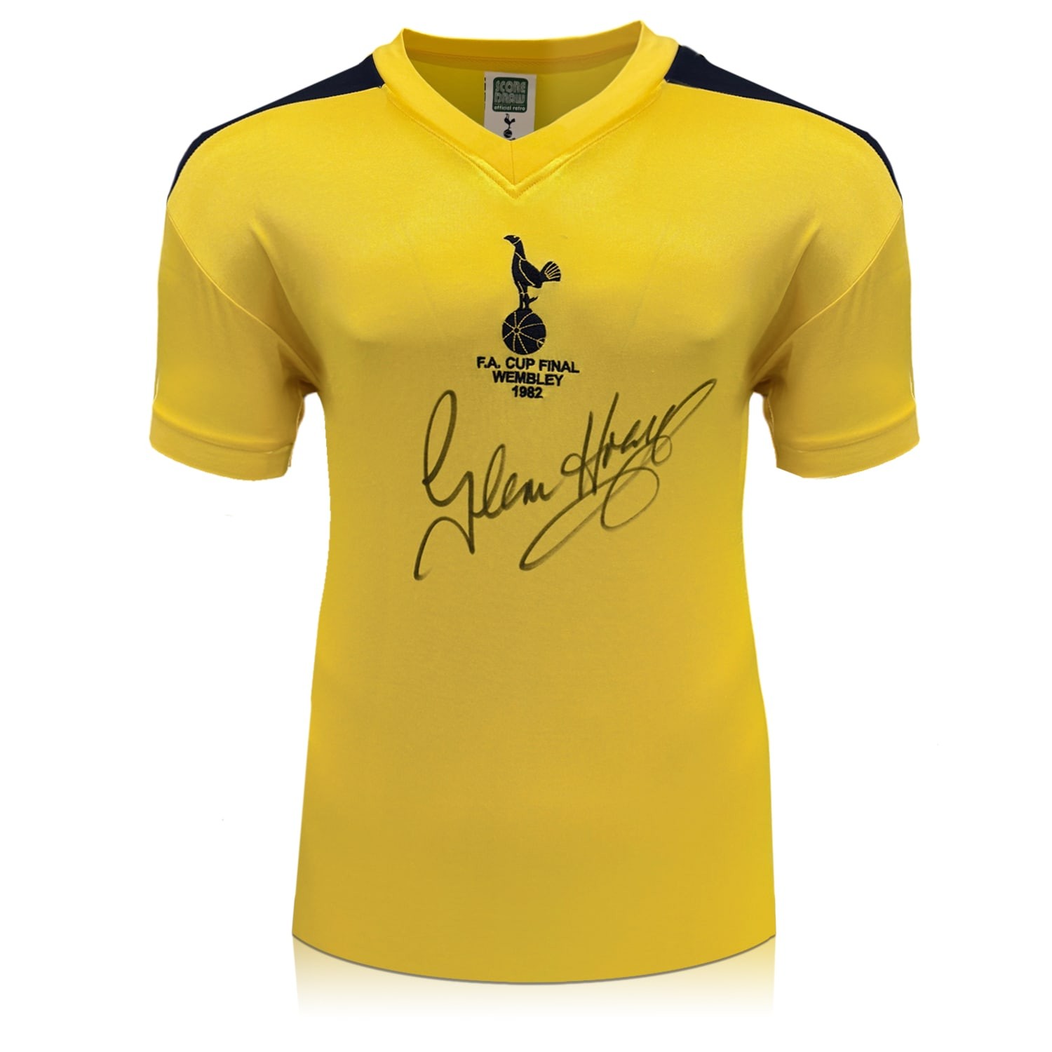 Glenn Hoddle Signed Tottenham Hotspur 1982 Away Football Shirt